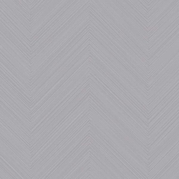 Papel pintado de estilo zig zag en color gris Swept Chevron SR1601