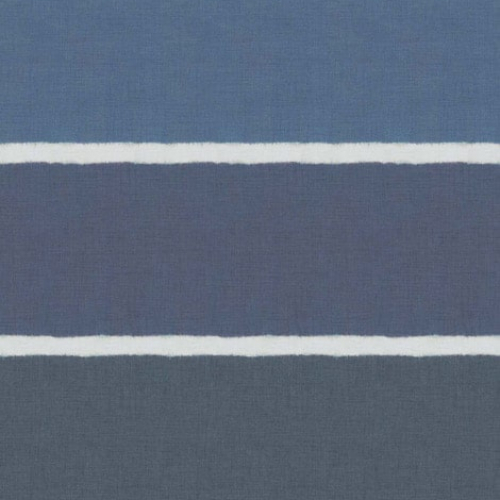 Papel pintado estilo rayas anchas rayas en tonos azules Kanoko W7554-01