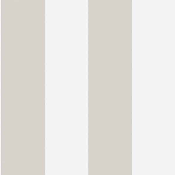 Papel pintado de estilo rayas de color blanco y beige Orust Stripe 8879