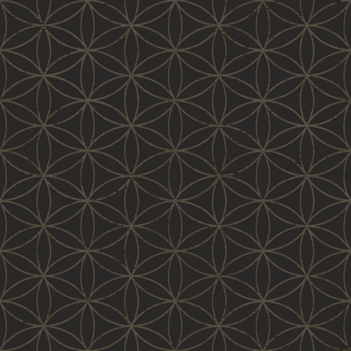 Papel pintado geométrico en color negro Amazzonia 22054