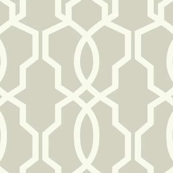 Papel pintado de trellis en color gris Hourglass Trellis GE3667