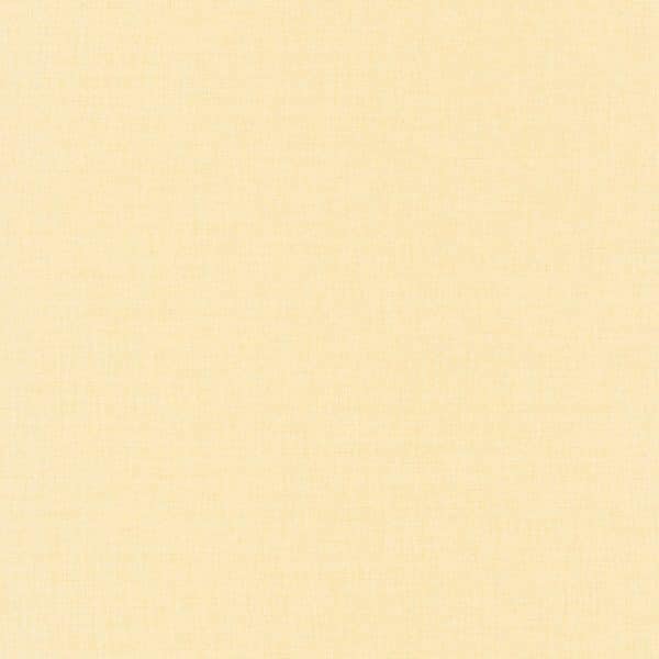 Papel pintado liso en color amarillo Linen Uni 68522259