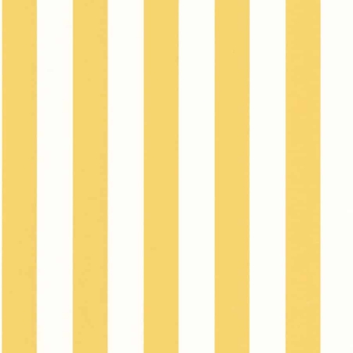 Papel pintado de rayas en color amarillo Olympe 87432043