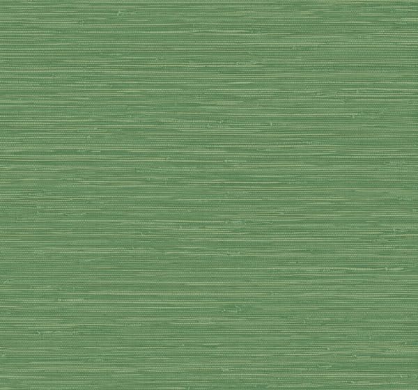 Papel pintado de símil fibras naturales en color verde Grasslands GL20314