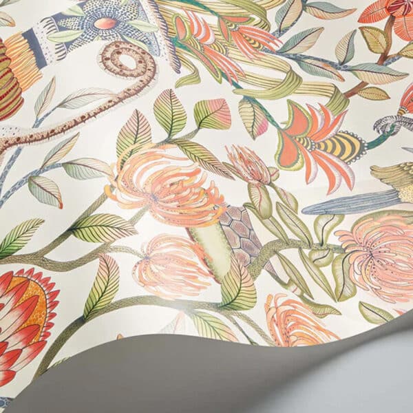 Papel pintado estampado floral multicolor Protea Garden 119/10043