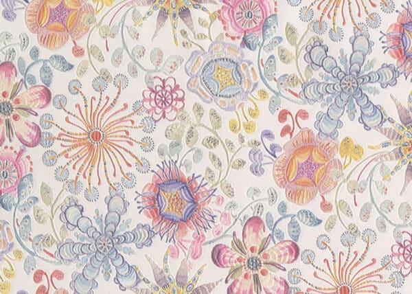 Papel pintado de estampado floral multicolor Magic Garden 10312