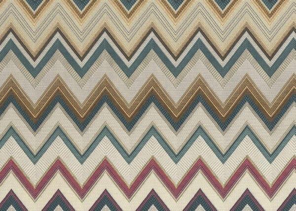 Papel pintado de zig zag multicolor Happy Zigzag 10332