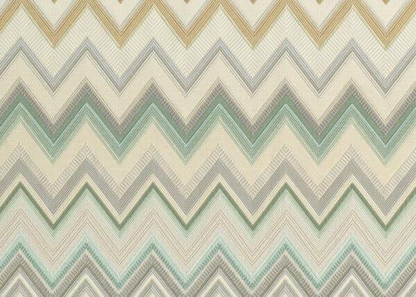 Papel pintado de zig zag multicolor Happy Zigzag 10333