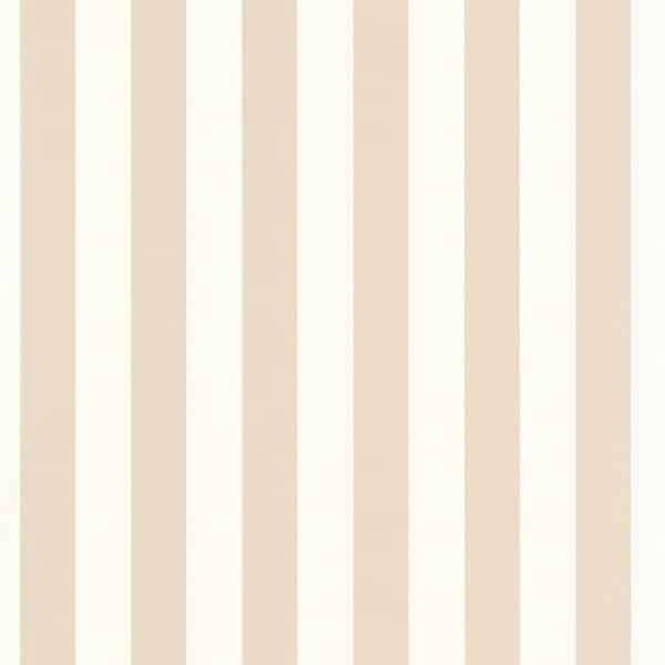 Papel pintado de rayas en color beige Little Lines 104032000