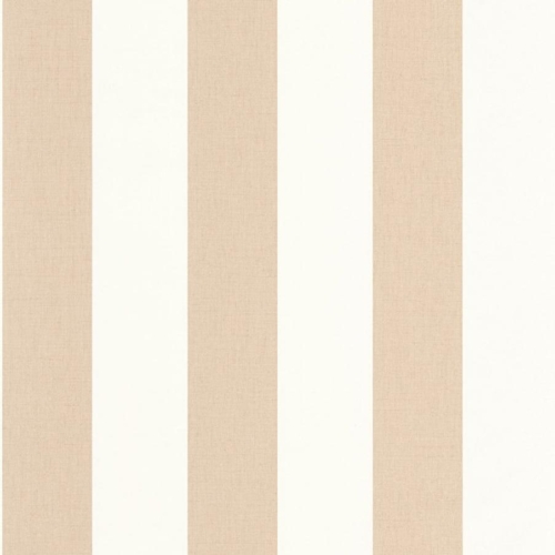 Papel pintado de rayas en color beige Linen Lines 104041050