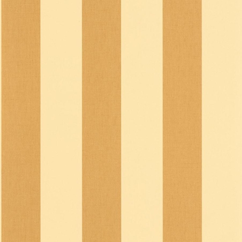 Papel pintado de rayas en color amarillo Linen Lines 104042235