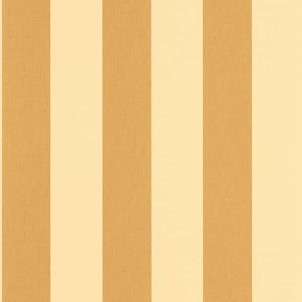 Papel pintado de rayas en color amarillo Linen Lines 104042235