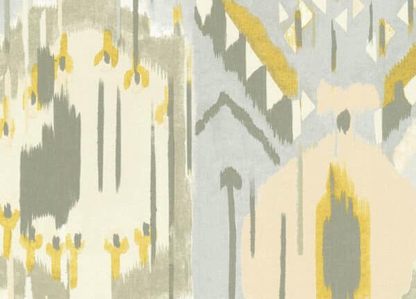 Papel pintado ikat en color gris Tribu 6404