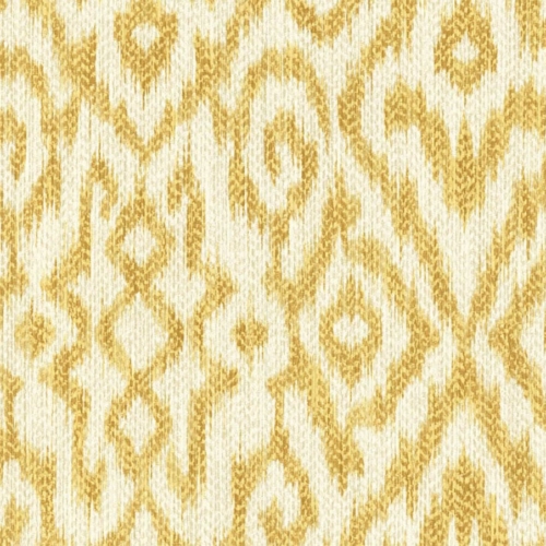 Papel pintado ikat en color amarillo Kite 6431