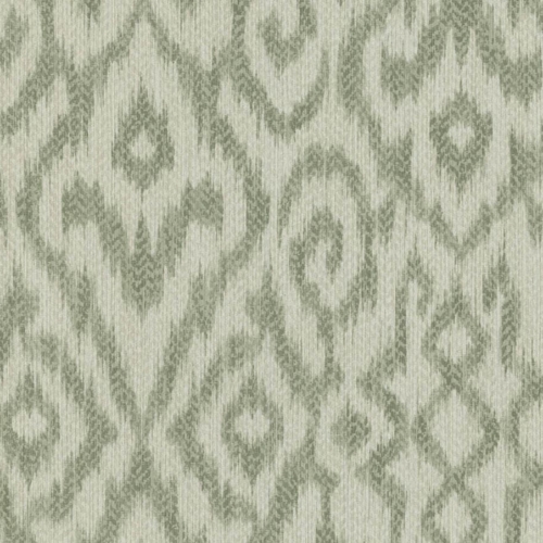 Papel pintado ikat en color verde Kite 6435