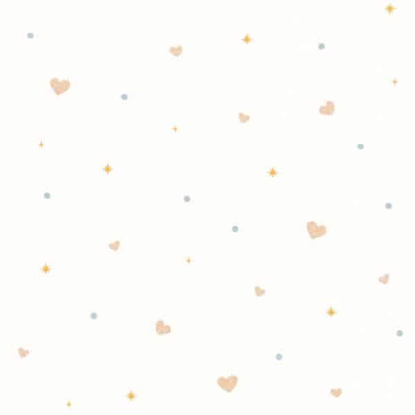 Papel pintado de estrellas multicolor Estelle 104440674