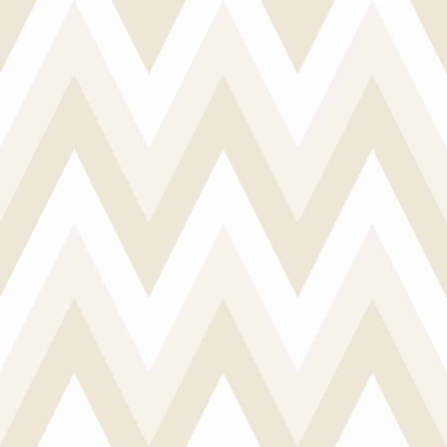 Papel pintado de zigzag color beige Family 9010-10