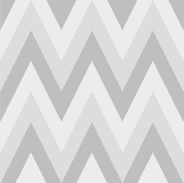 Papel pintado de zigzag color gris Family 9010-20