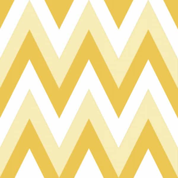 Papel pintado de zigzag color amarillo mostaza Family 9010-60