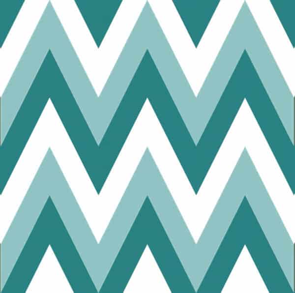 Papel pintado de zigzag color verde Family 9010-70