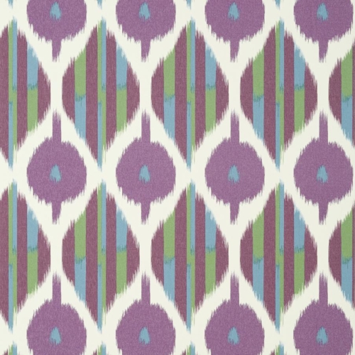 Papel pintado de ikat color morado Kimono AT9852