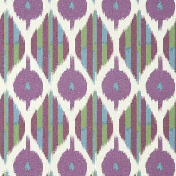 Papel pintado de ikat color morado Kimono AT9852