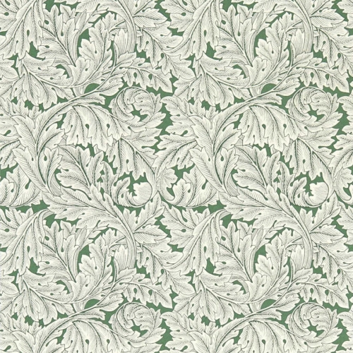 Papel pintado de hojas color verde Acanthus W0175/01