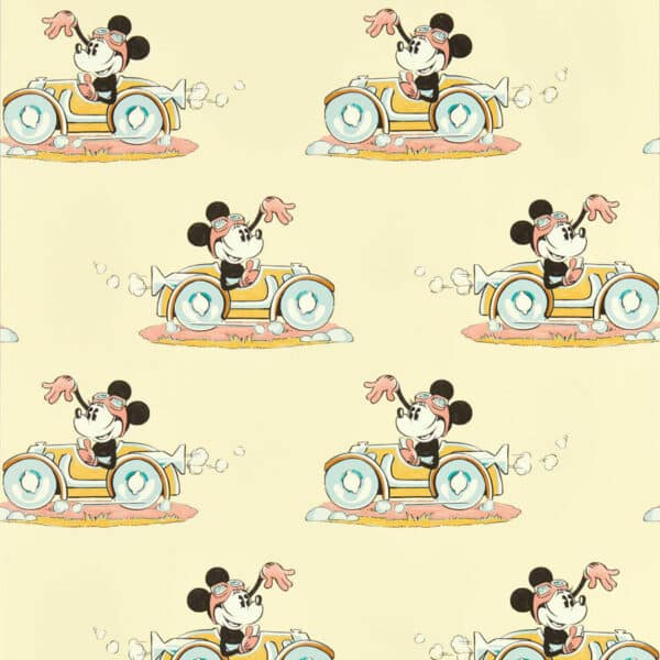 Papel pintado de Minnie en color amarillo Minnie on the Movie DDIW217269