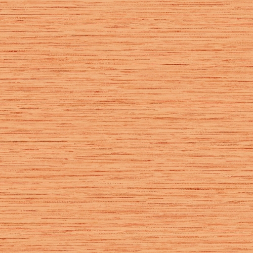 Papel pintado de símil fibras naturales en color naranja Loe Santary LN41126
