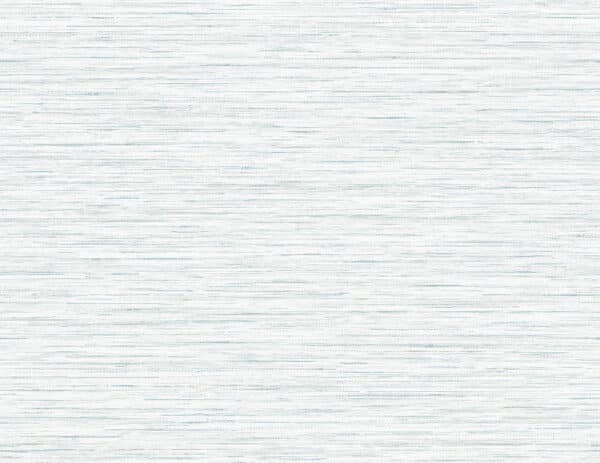 Papel pintado de símil fibras naturales en color azul Loe Santary LN41132