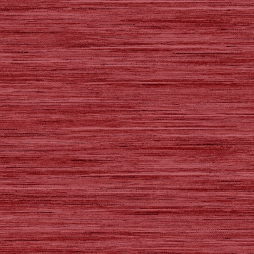 Papel pintado de símil fibras naturales en color rojo Loe Santary LN41111