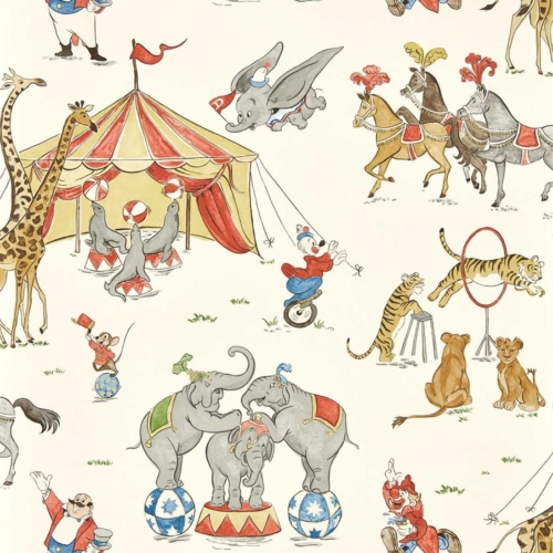 Papel pintado de animales en multicolor Dumbo DDIW217284