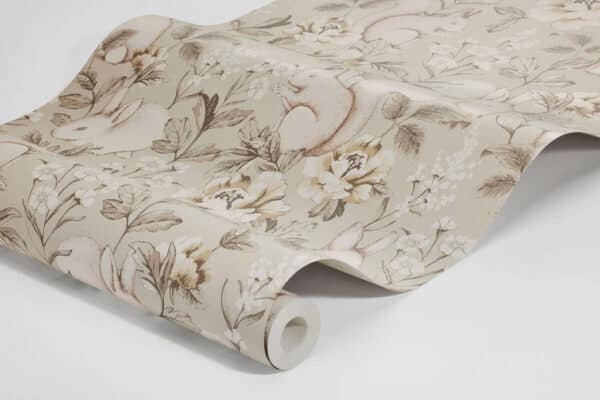 Papel pintado de animales en color beige Magic Forest 6933