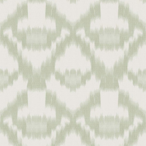 Papel pintado de Thai Ikat en color verde Origins 020-OGN