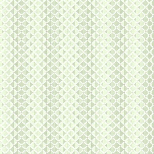 Papel pintado de dibujo pequeño en color verde Corset Mint A00007