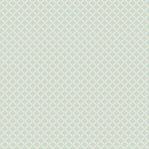 Papel pintado de dibujo pequeño en color verde Corset Turquoise A00008