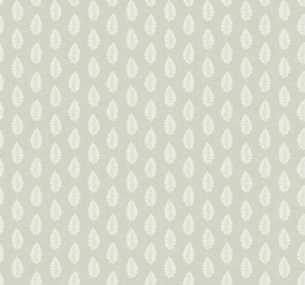 Papel pintado de dibujo pequeño en color gris Feather Parade Silver A00044