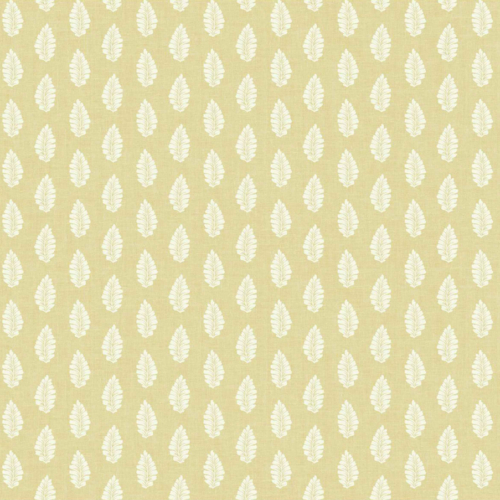 Papel pintado de dibujo pequeño en color amarillo Feather Parade Vainilla A00045