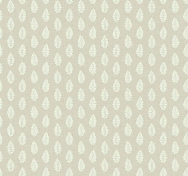 Papel pintado de dibujo pequeño en color beige Feather Parade Pearl A00048