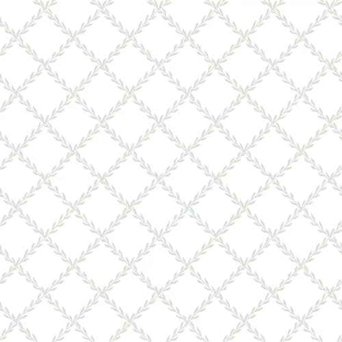 Papel pintado de trellis en color verde Trellis Garden Green S10301