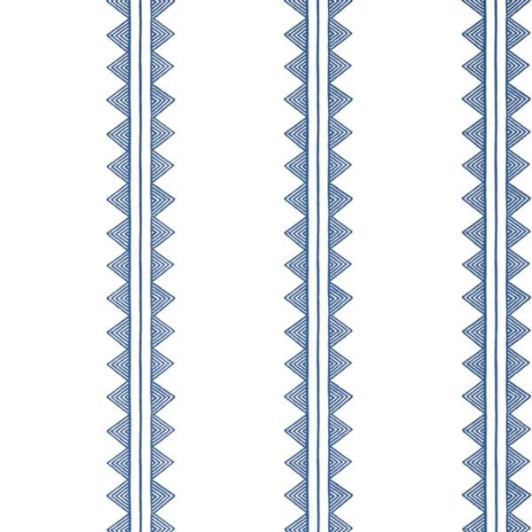 Papel pintado de rayas en color azul Agave Stripe Navy T16226