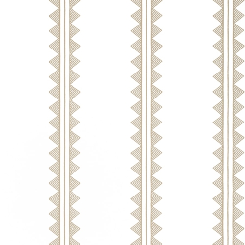 Papel pintado de rayas en color marrón Agave Stripe Camell T16229
