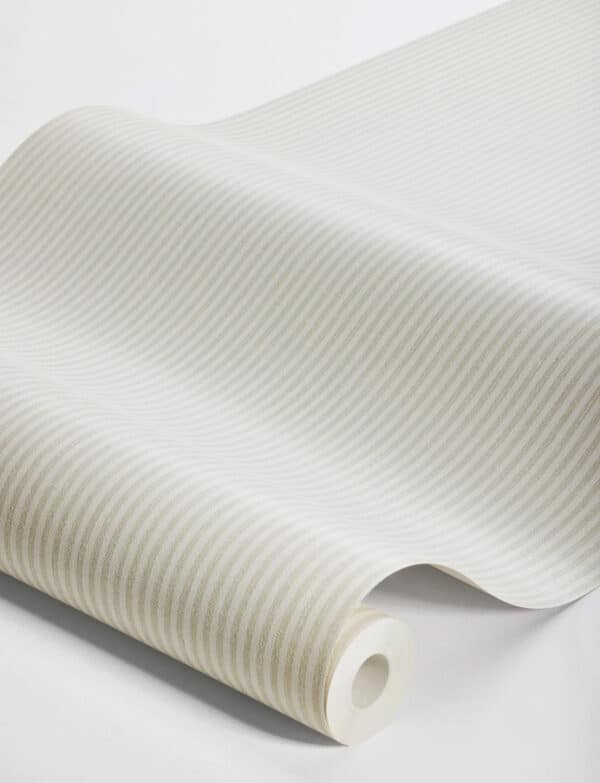 Papel pintado de rayas en color gris Polka Stripe 7861