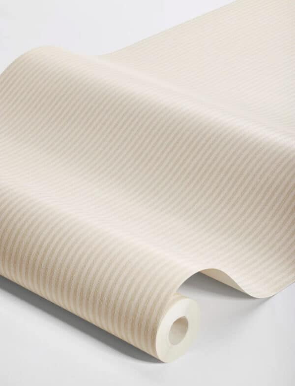 Papel pintado de rayas en color beige Polka Stripe 7862