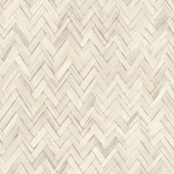 Papel pintado de zigzag en color beige Lisboa Zig-zag 021