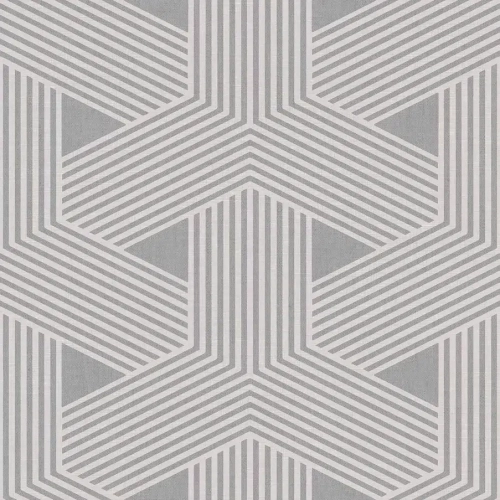 Papel pintado geométrico en color gris Energie 03 30131