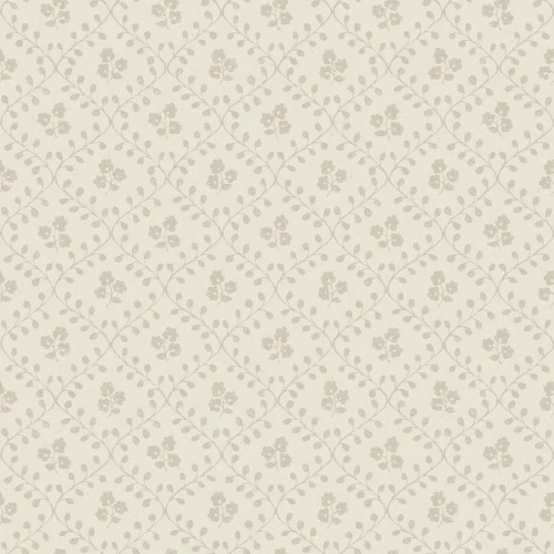 Papel pintado de flores en color beige Idun 5824