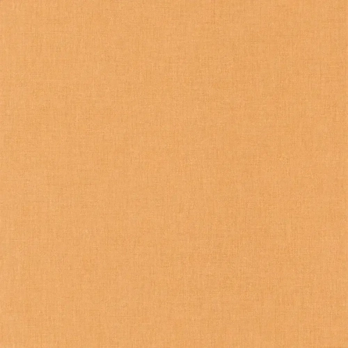 Papel pintado liso en color naranja Linen Uni 68523366