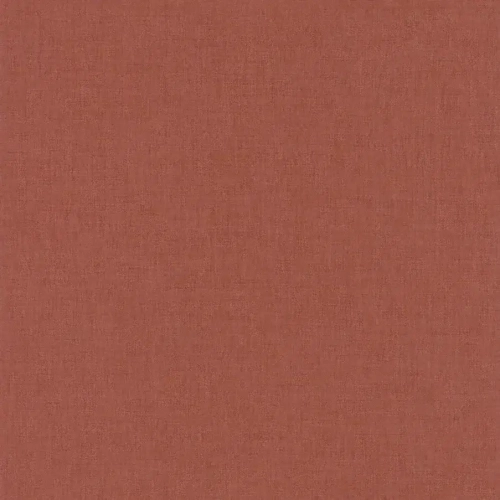 Papel pintado liso en color rojo Linen Uni 68524250