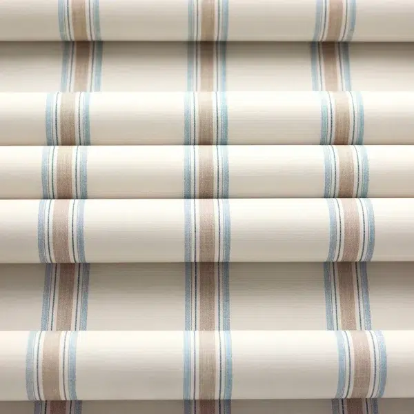 Papel pintado de rayas en color azul Beckley Stripe AT57821